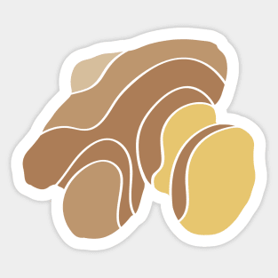 Ginger - Stylized Food Sticker